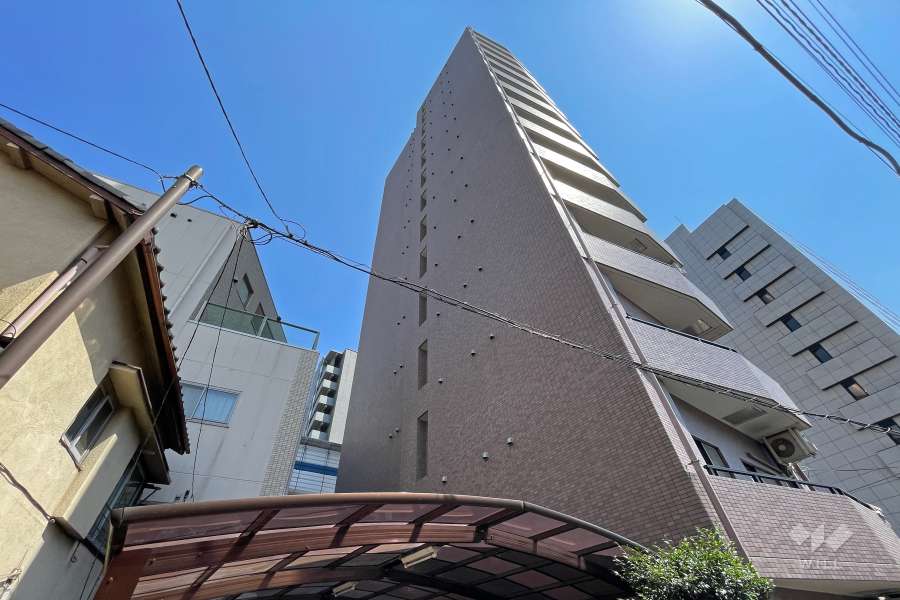 菱和パレス上馬の外観（北西側から）