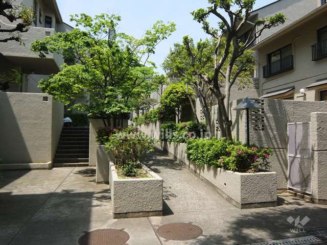 A、B棟の中庭