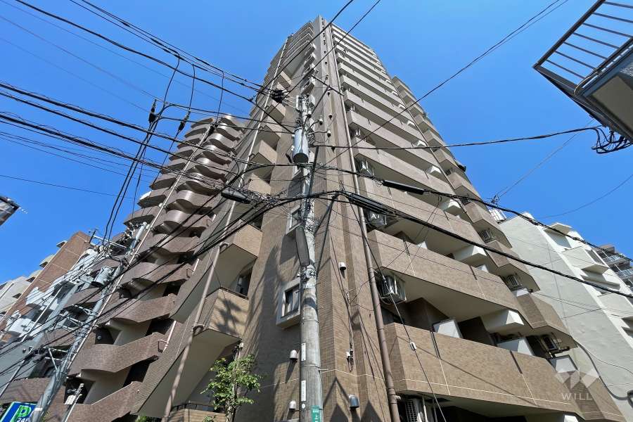 ステージファースト三軒茶屋の外観（西側から）