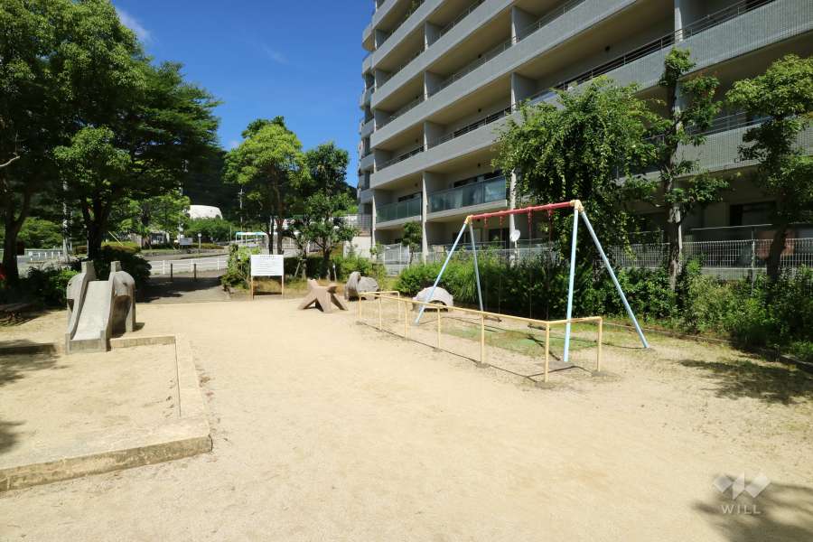 敷地南側にある公園