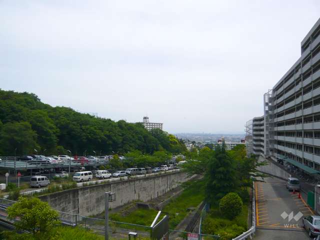 六甲山系のふもと、高台にありたいへん自然豊かな住環境。