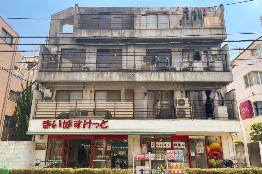 マツグママンションの外観（北西側から）