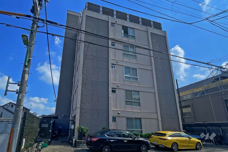 上馬第２コーポラスの外観（北西側から）