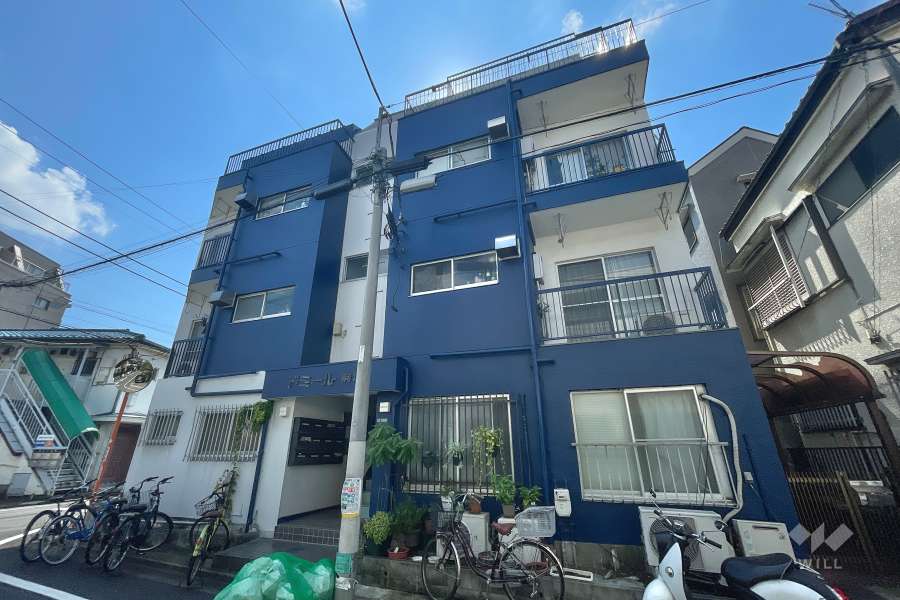 ドミール駒沢の外観（北西側から）