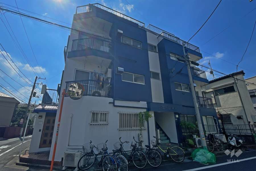 ドミール駒沢の外観（北東側から）