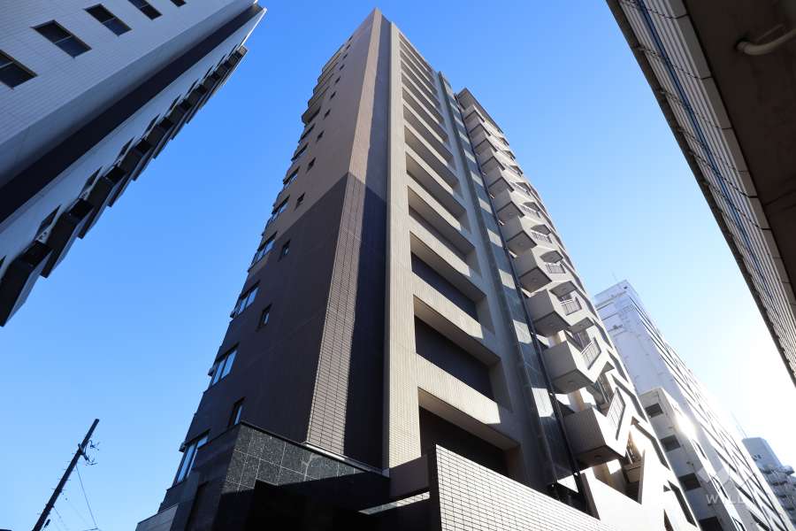 グラーサ駒沢大学の外観（北側から）