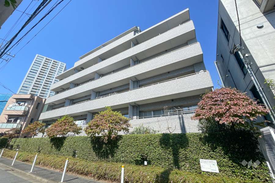 三軒茶屋南パークハウスの外観(南東側から）
