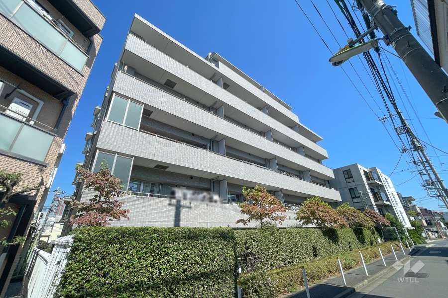 三軒茶屋南パークハウスの外観(南西側から）