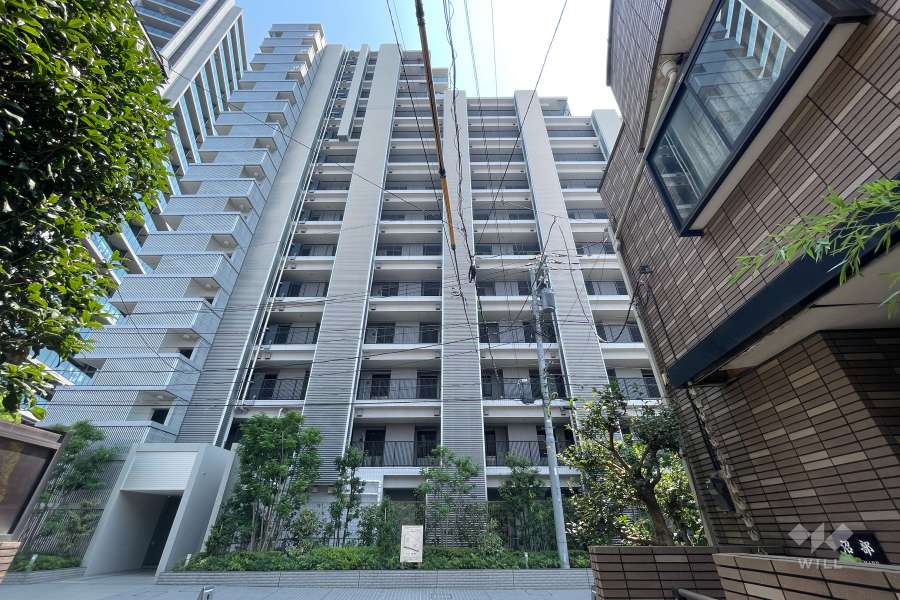 シティタワー駒沢大学ステーションコートの外観（南西側から