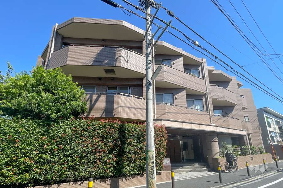 グローリオ駒沢大学の外観（南西側から）