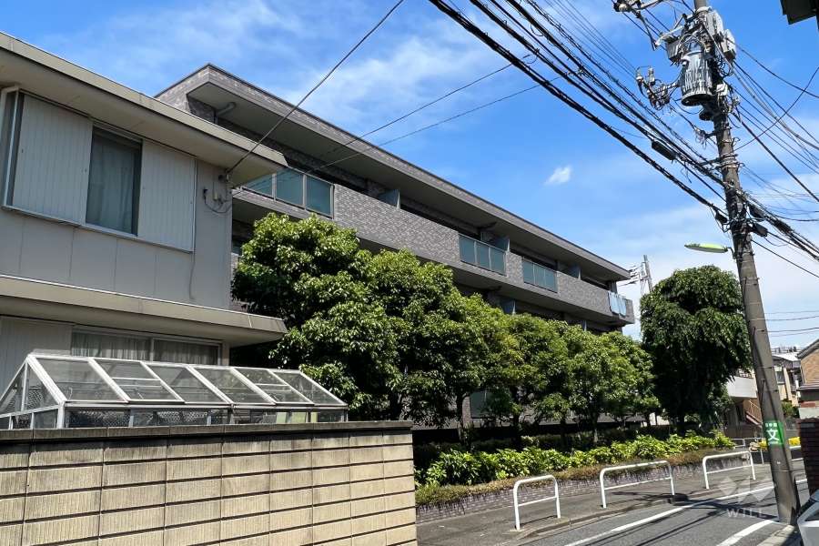 グランドベイス世田谷ガーデンの外観(南西側から)