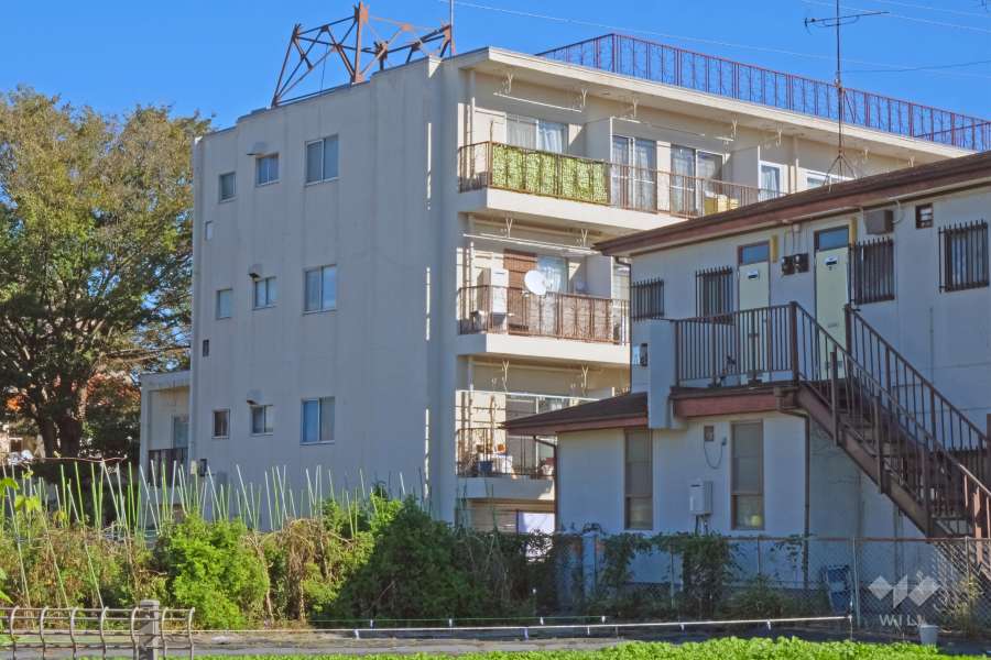 武蔵野グリーンハイツの外観（南西側から）