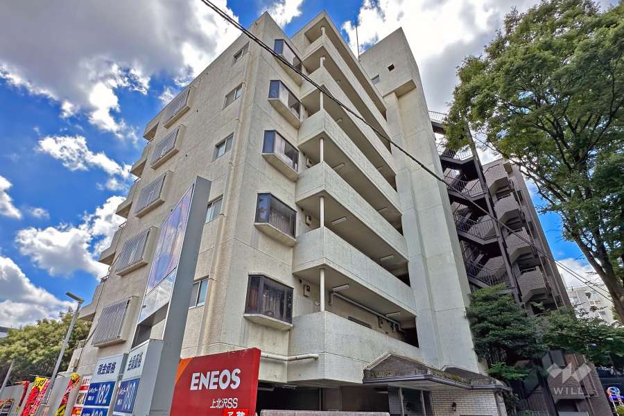 ルピナス上北沢の外観（北東側から）