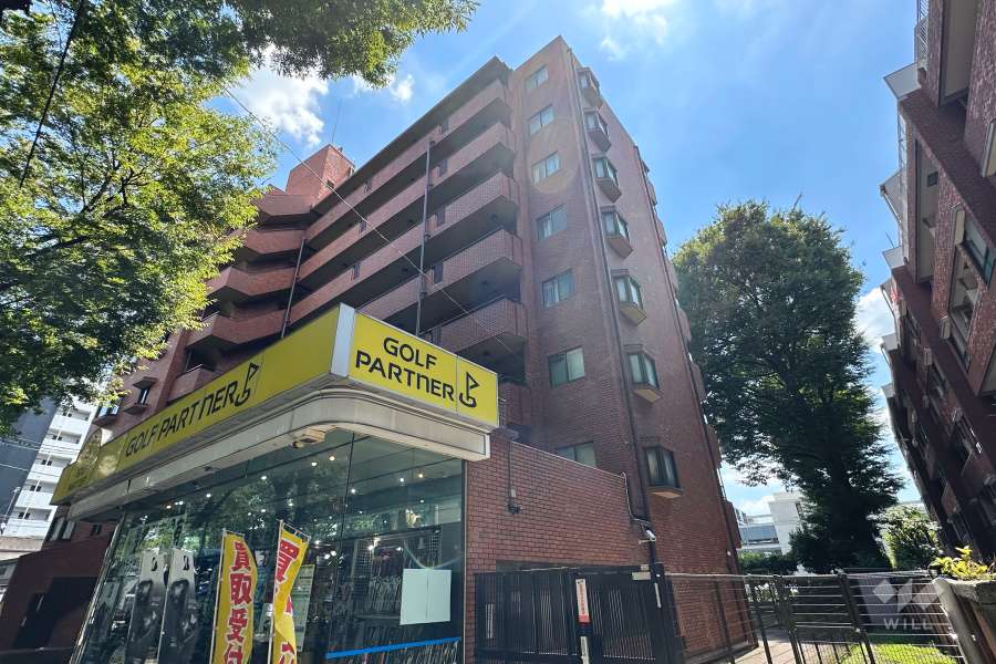 セザール上北沢の外観（北西側から）