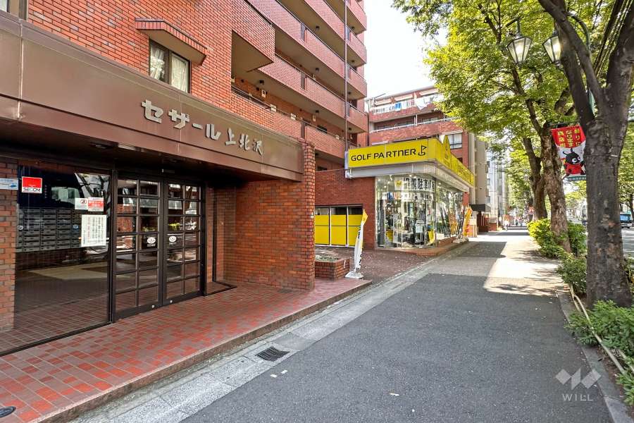 敷地北側の前面道路（東側から）