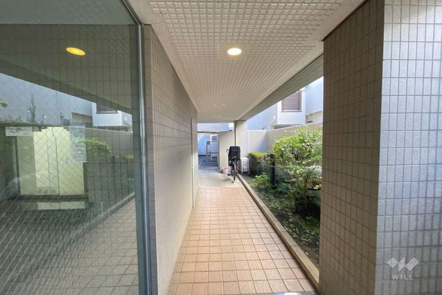 駐輪場の出入り口