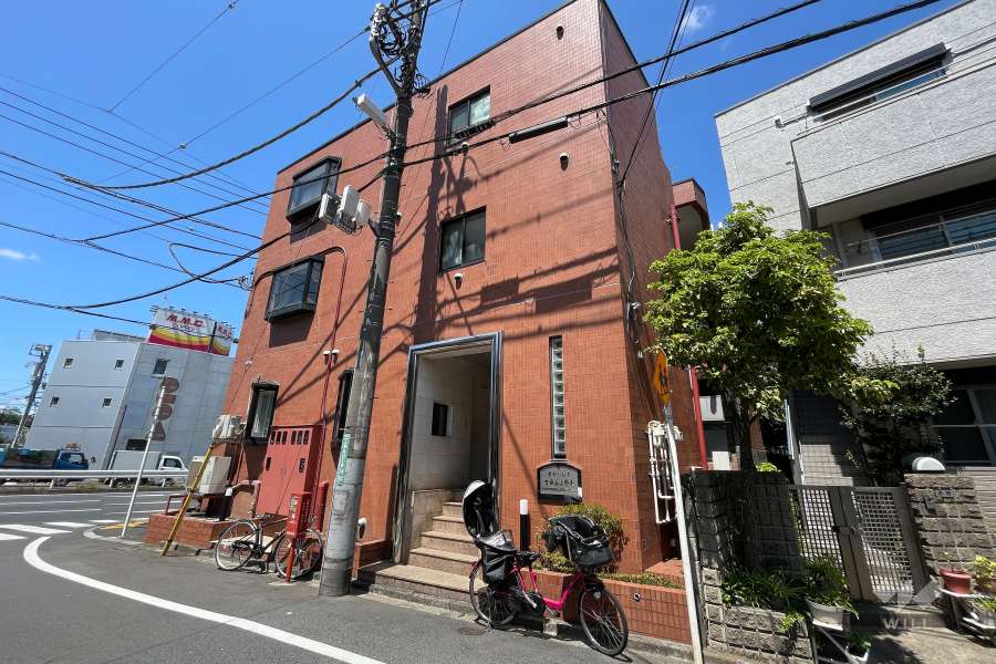 菱和パレス世田谷上野毛の外観（南東側から）