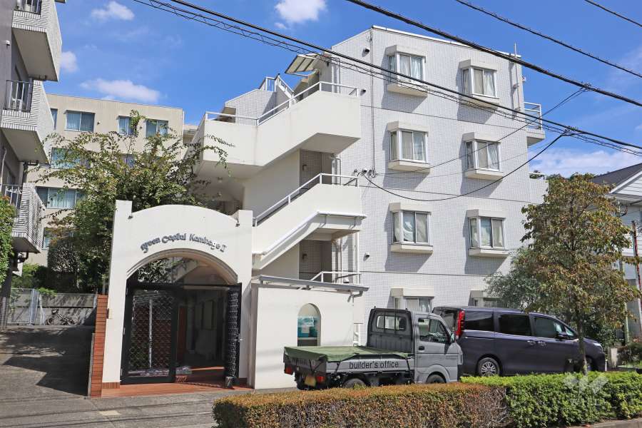 グリーンキャピタル第２上野毛の外観(西側から)