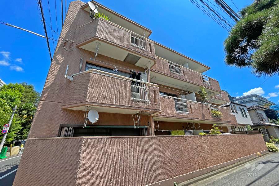 グリーンキャピタル上野毛の外観（北西側から）