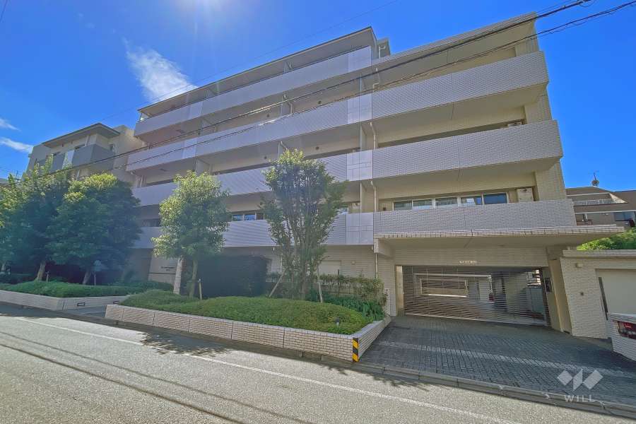 パークホームズ上野毛アートリエの外観（北側から）