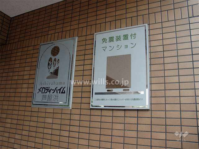 免震装置が付いています。
