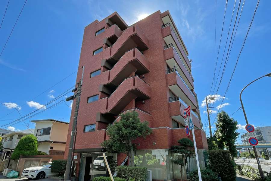 ジョイア上野毛の外観（北西側から）