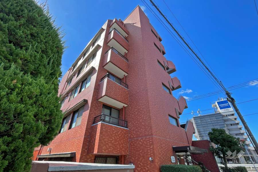 ジョイア上野毛の外観（北側から）