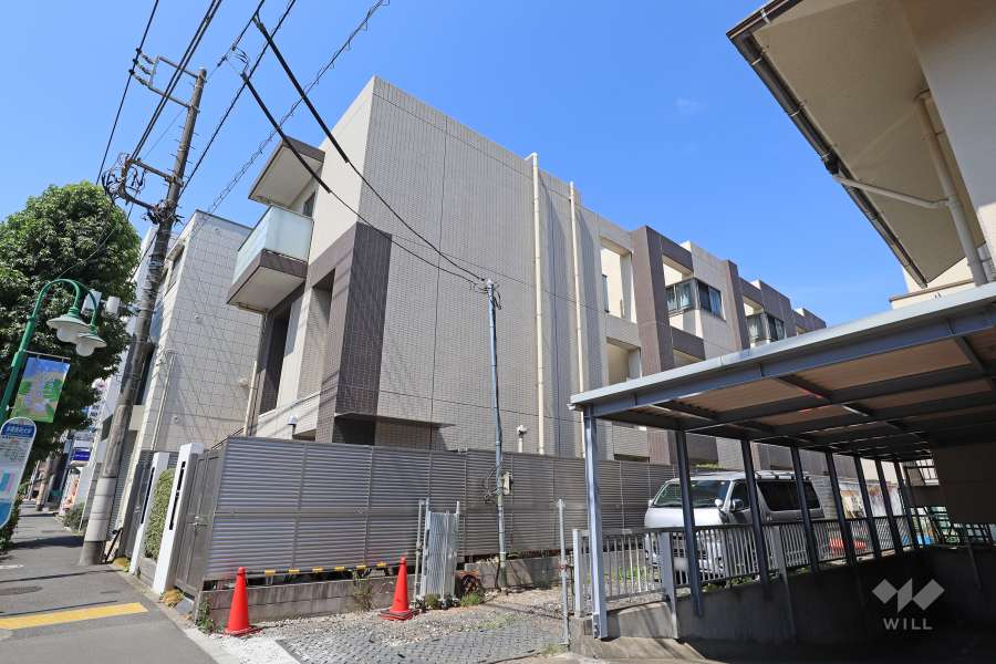 オープンレジデンス上野毛S棟の外観（南西側から）