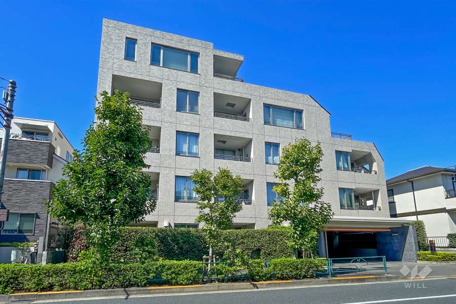 パークハウス上野毛四丁目の外観（南東側から）