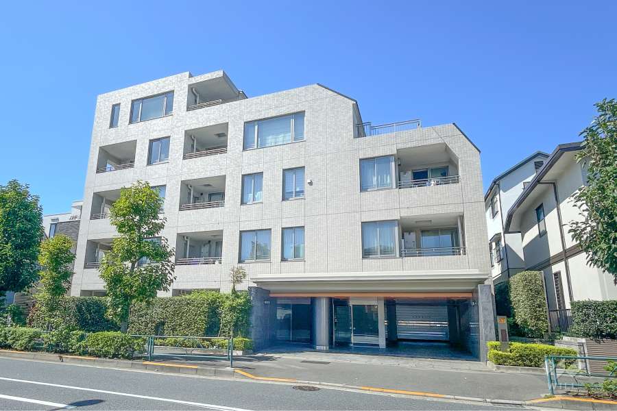 パークハウス上野毛四丁目の外観（東側から）