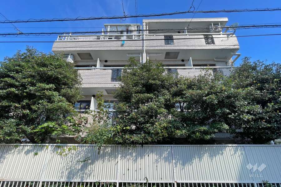 シティコア上野毛の外観（南側から）