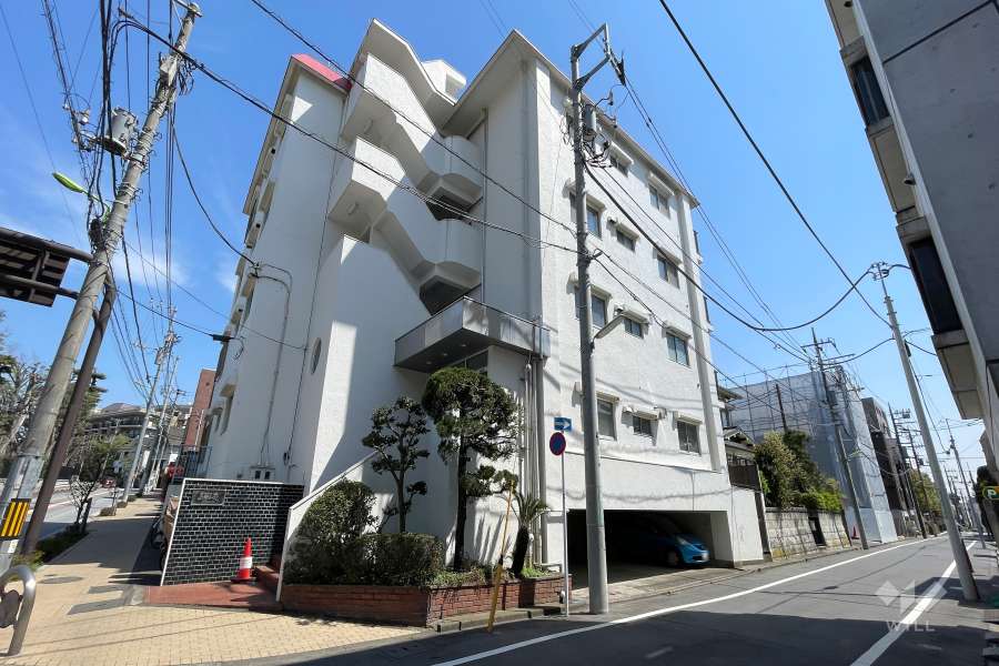 馬事公苑ヒミコマンションの外観（北西側から）　