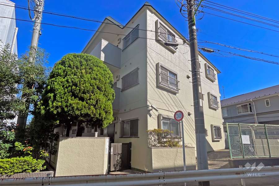 用賀ガーデンフラッツの外観（南西側から）