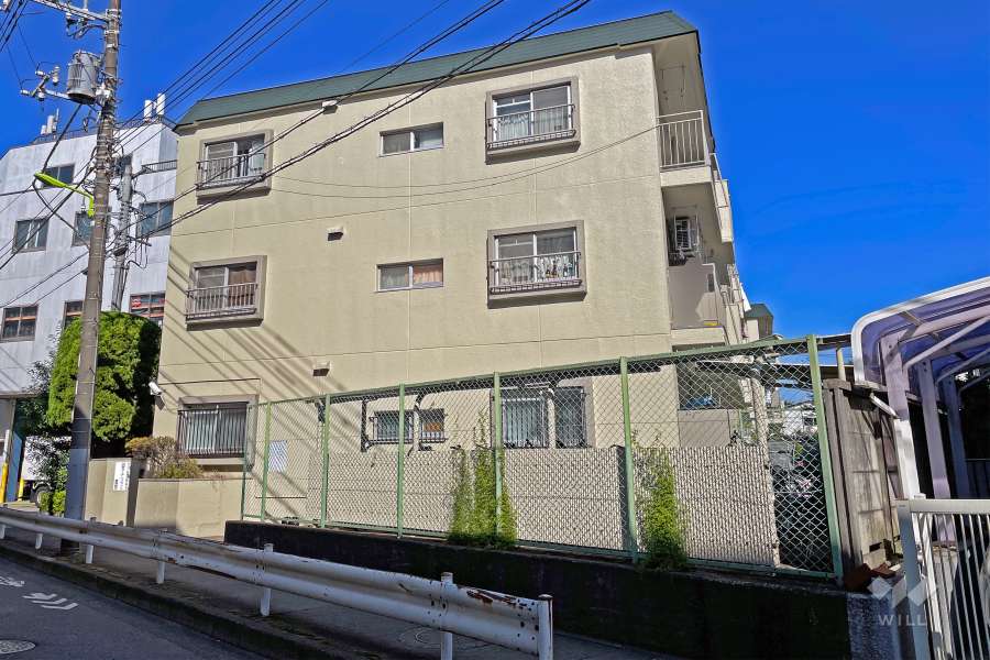 用賀ガーデンフラッツの外観（南東側から）