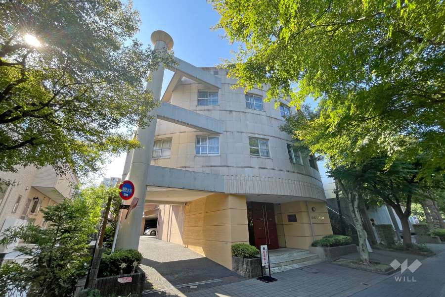 デュオスカーラ用賀２の外観（北東側から）