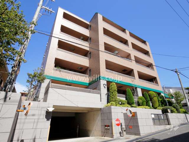 ヴェルビュ芦屋三条南の外観（南西側から）