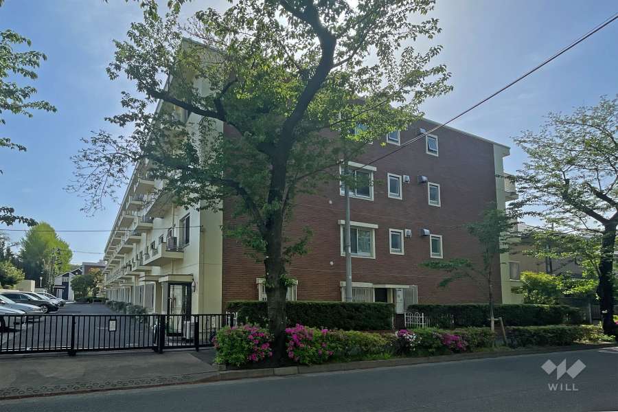 用賀ハイムの外観（北西側から）