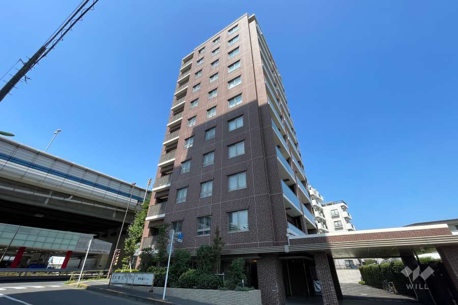 パークハウス桜新町テラスイーストの外観（南側から）