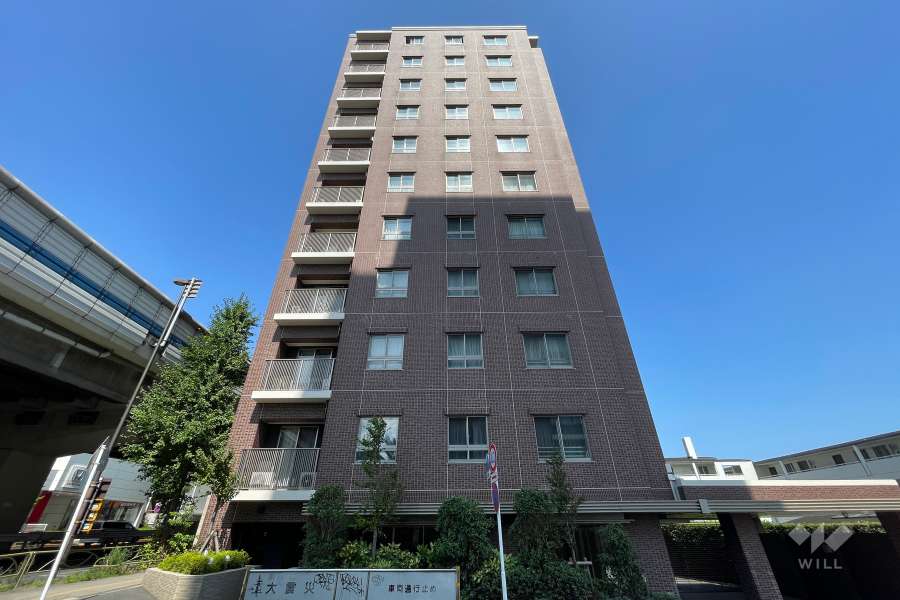 パークハウス桜新町テラスイーストの外観（南西側から）