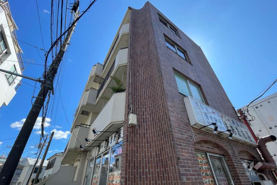 パーセル深沢の外観（北東側から）