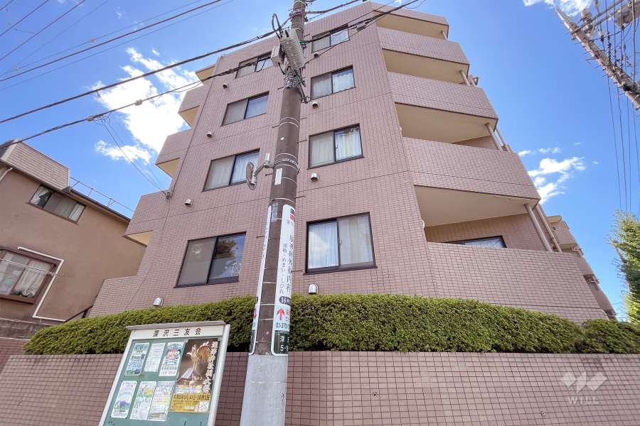 グランパーク深沢の外観（北東側から）