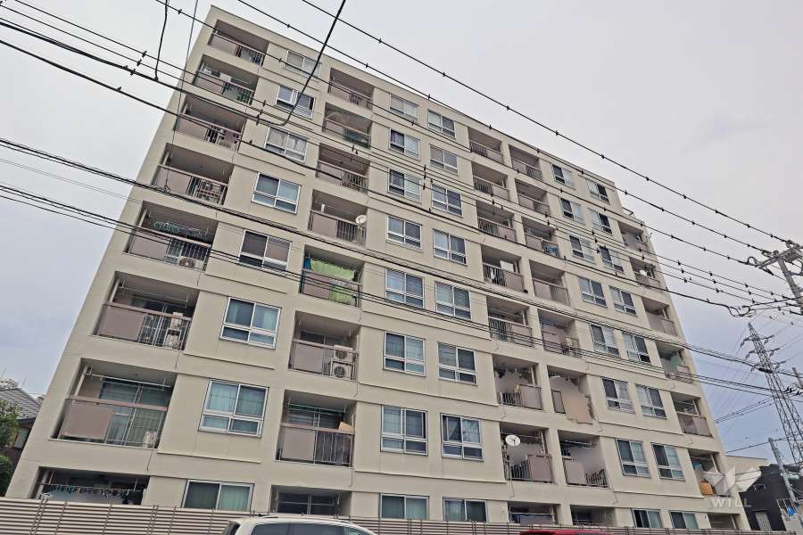 深沢コーポラスの外観（南西側から）