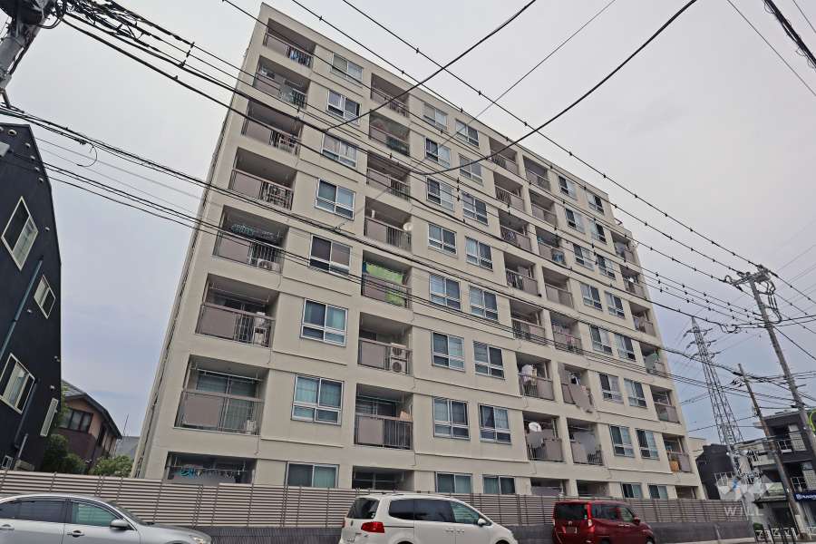 深沢コーポラスの外観（南西側から）