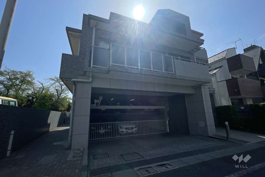 クレッセント駒沢公園パークサイドの外観（北西側から）