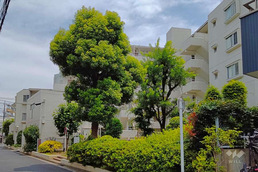 中銀第2世田谷マンシオンの外観（北西側から）