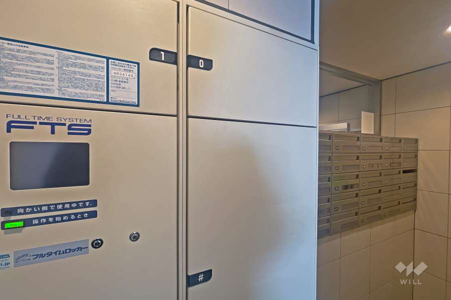 共用ポストと宅配ボックス