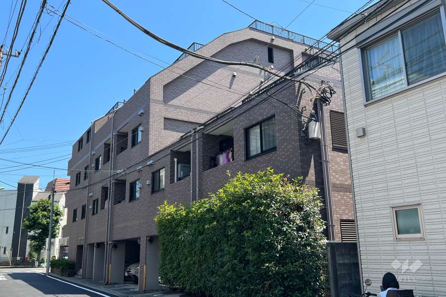 パレソレイユ世田谷二丁目の外観(北側から)