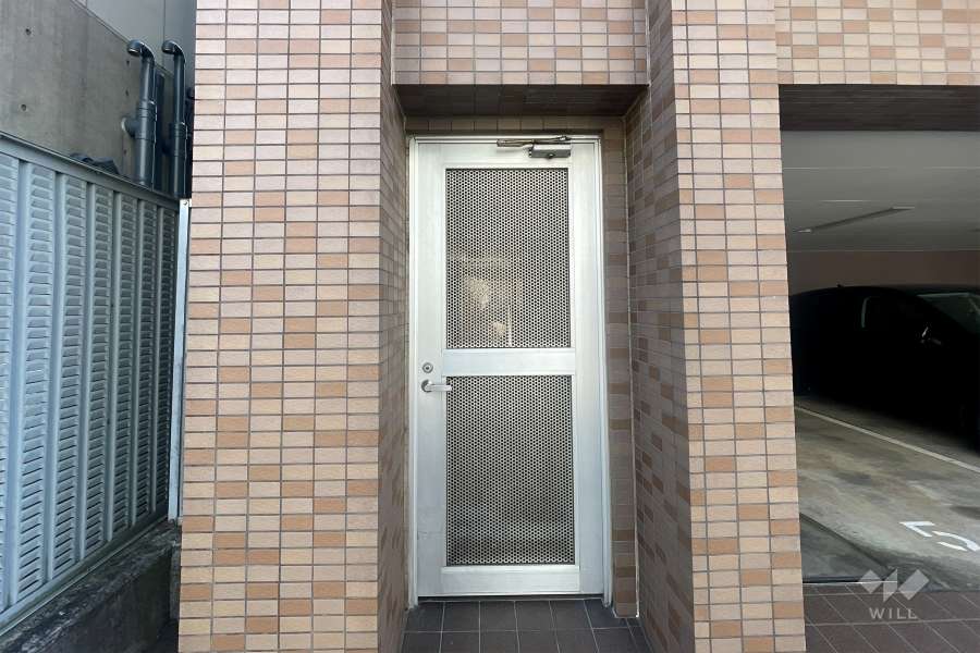 駐輪場の出入り口