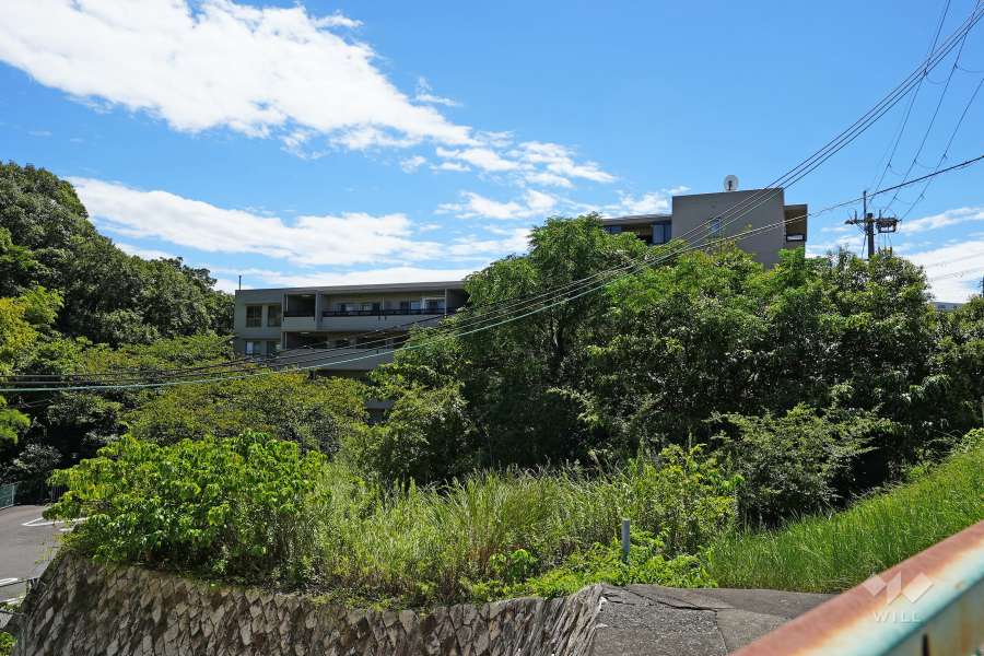 愛宕山ビューハイツの外観（北側から）