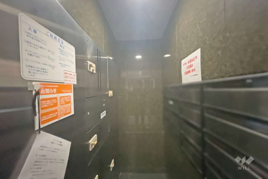 共用ポストと宅配ボックス